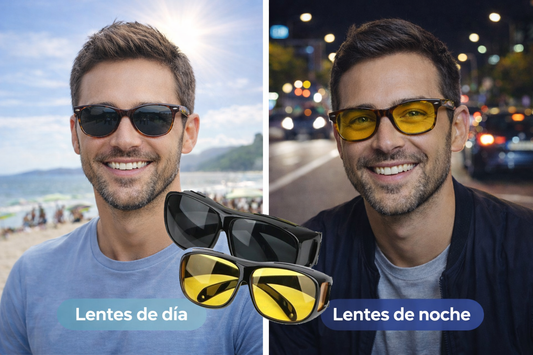 LENTES 2 EN 1 VISION NOCTURNA