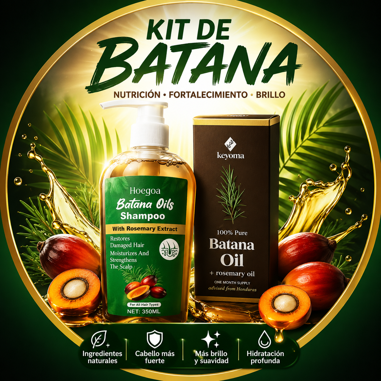 Pack Shampoo Batana + Aceite Romero