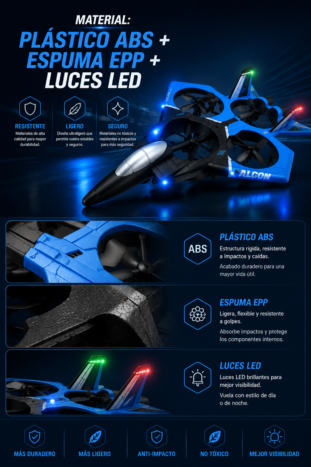dron aero jet futurista