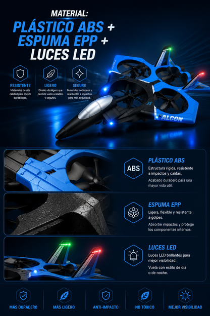 dron aero jet futurista